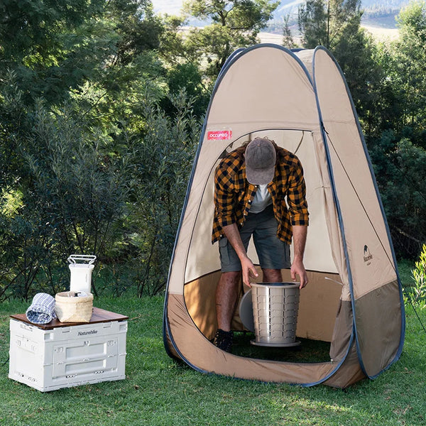 Portable, Lightweight Popup Shower and Changing Tent for Outdoor Activities