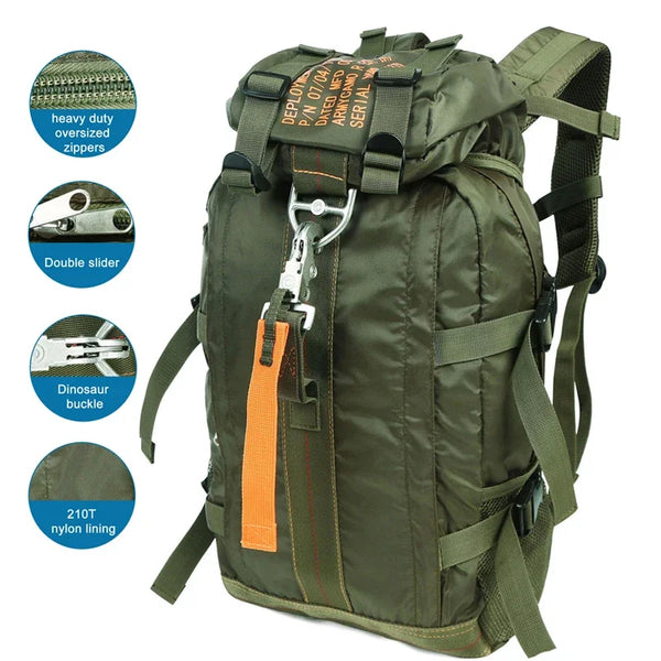 Waterproof Hiking Daypack for Men - Ideal for Outdoor Adventures