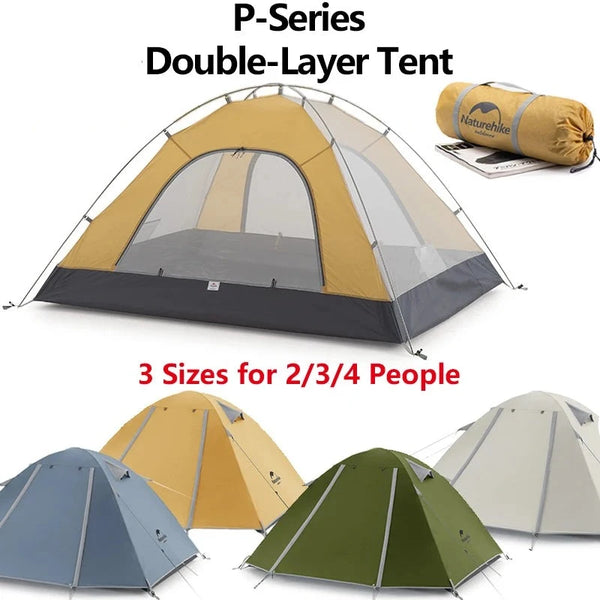 Ultralight Dome Tent for Camping, Travel, and Beach Outings - Waterproof and Spacious for 2-4 people